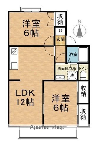 セジュール小岩井の間取り写真
