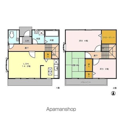 シェラ・エトワール　ＡＢＣＤ[3LDK/86.54m2]の間取図