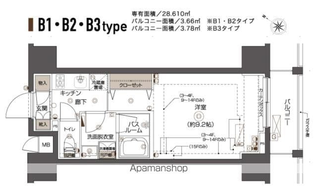 ZOOM西五反田の間取り写真
