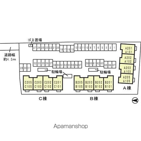 シャロット学園南館 A201 ｜ 和歌山県海南市岡田316-1（賃貸アパート2LDK・2階・62.80㎡） その16