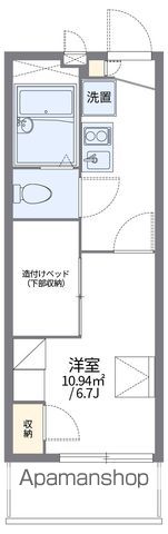 レオパレス西京の間取り写真