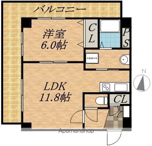 ティアラタワー中島倶楽部の間取り写真