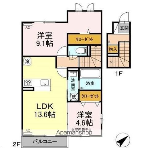 DーROOM トピア国見の間取り写真