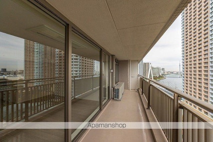 リバーポイントタワー[1LDK/58.46m2]のバルコニー