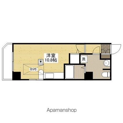 ｋａｔａｙａｍａＢＬＤＧ２１[1R/27.04m2]の間取図