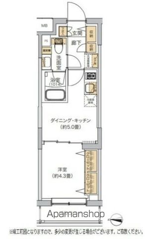 リビオメゾン湯島の間取り写真
