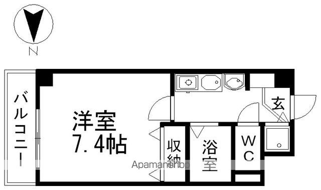 プレサンス名古屋駅前グランヴィルの間取り写真