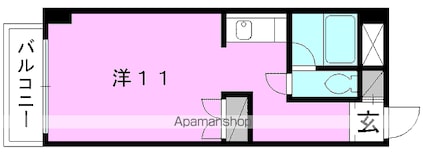 ＭＯＭＯ東雲[1R/22.25m2]の間取図