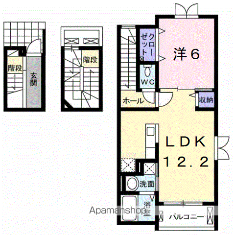 【モデッサ　クスミールの間取り】