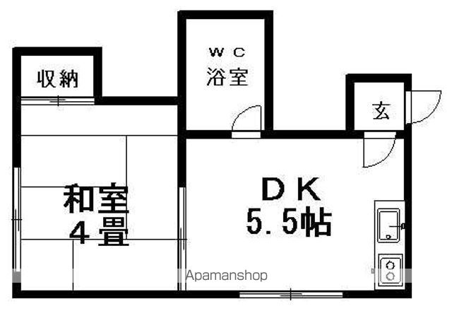 シャルマン平岡の間取り写真