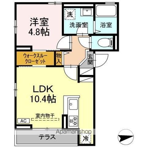 CHAMBRE OSAKAYAの間取り写真