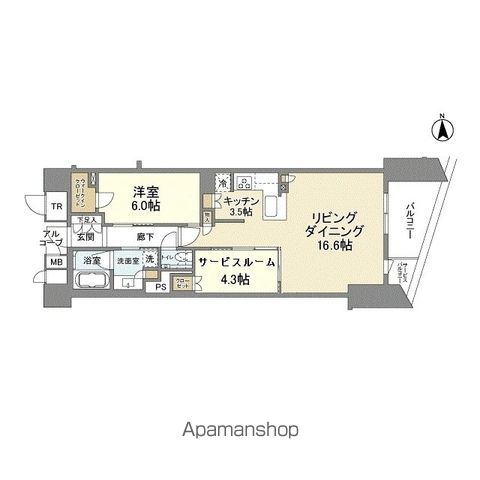 ブランズ京都河原町通の間取り写真