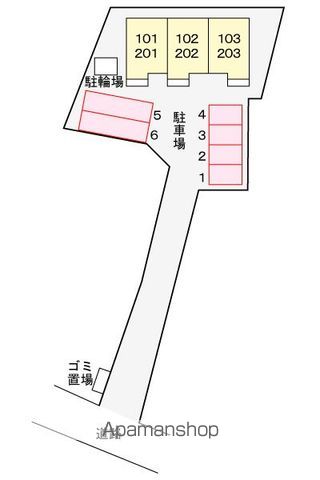 パピヨン 103 ｜ 徳島県徳島市国府町和田字居内69（賃貸アパート1LDK・1階・37.13㎡） その30