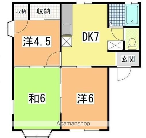 チェリータウンA棟の間取り写真