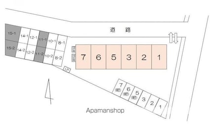 Ｌａ・Ａｋｉ[2DK/55.57m2]の配置図