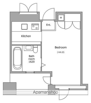Ｇａｒｄｅｎ　Ｉ’ｌｌ　Ｙｏｔｓｕｙａ[1R/23.53m2]の間取図