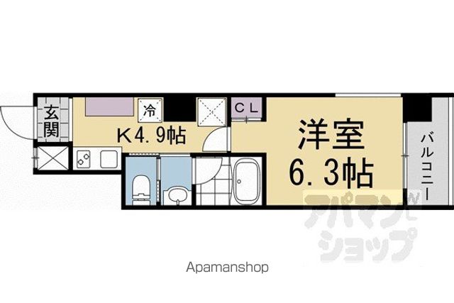 VINE OAK 中京区竹屋町計画の間取り写真