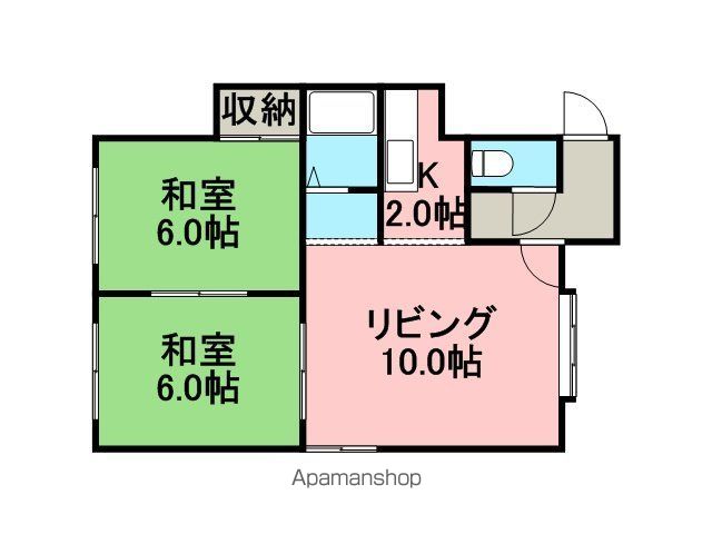 つくしパークハイツの間取り写真