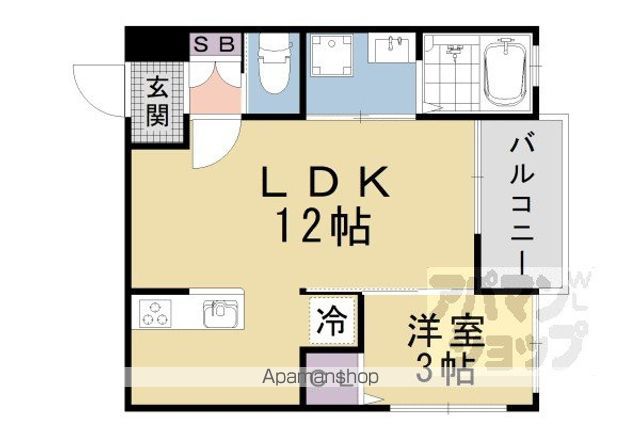 ショコラ音羽の間取り写真