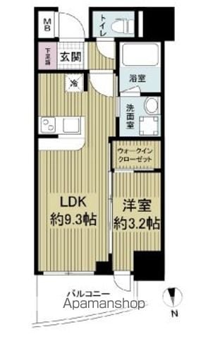 セレニテ堺筋本町リアンの間取り写真