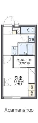 レオパレスアネックス　表[1K/21.81m2]の間取図