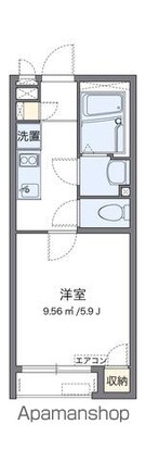 クレイノＯＬＩＶＥ[1K/20.52m2]の間取図