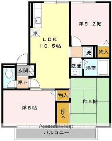 ソシア藤の間取り写真