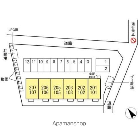 アップルガーデンＤ 103 ｜ 福島県福島市瀬上町字柳沼42-1（賃貸アパート1R・1階・29.63㎡） その18