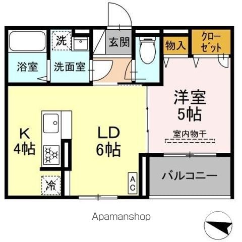 DーROOM NAGOMIの間取り写真