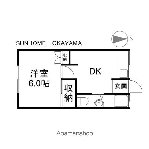 多田コーポ第一の間取り写真