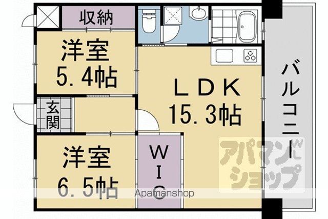 醍醐東市営住宅 5棟の間取り写真
