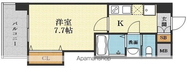 LUXE新大阪Iの間取り写真
