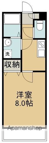 スカイハーツ大和町の間取り写真