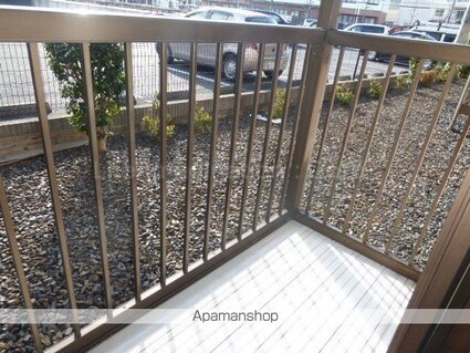 滋賀県大津市大萱７丁目[2DK/44.71m2]のバルコニー