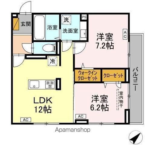 D−ROOM君塚IAの間取り写真