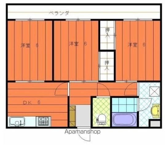 緑風館久万ノ台の間取り写真