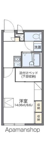 レオパレス観音堂の間取り