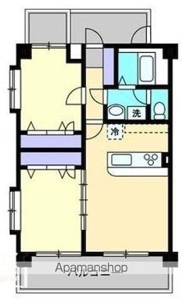 Ｇｌｙｃｉｎｅー　グリシーヌ　ー[2LDK/56.36m2]の間取図