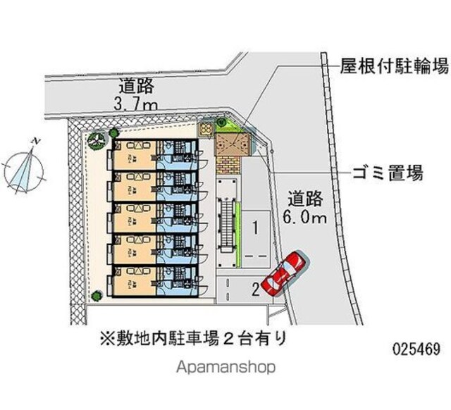 レオパレス西風新都[1K/19.87m2]の共用部