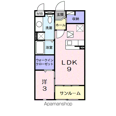 ラフェリアの間取り写真