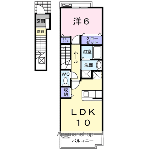 【グリーンヒルズ　Ｂの間取り】