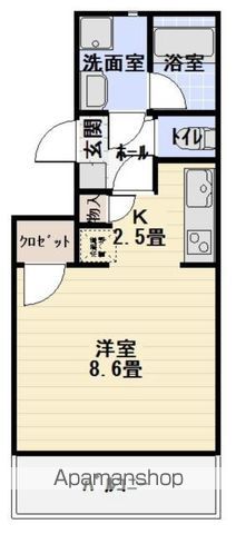 ルミエールしものの間取り写真