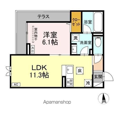 エリシア泉町の間取り写真