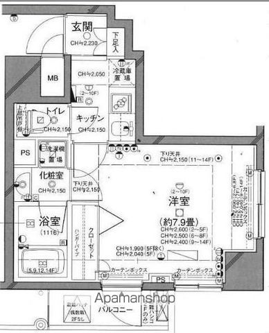 パレステュディオ文京根津の間取り