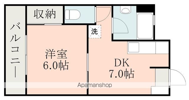 ARLA KOMEYAMACHIの間取り写真
