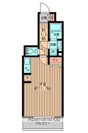 レガーロ御茶ノ水Ⅱ[1R/30.08m2]の間取図