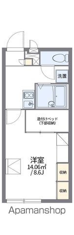 レオパレスミルドエルの間取り