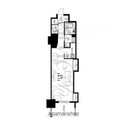 エルブ葵[1R/41.14m2]の間取図