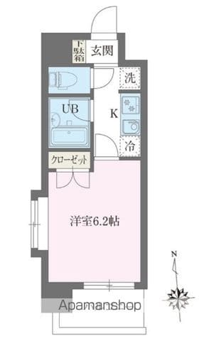 レジデンス門前仲町の間取り写真