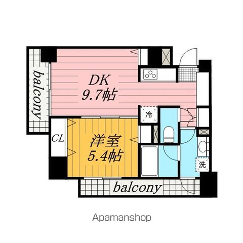 パークアクシス錦糸町の間取り写真